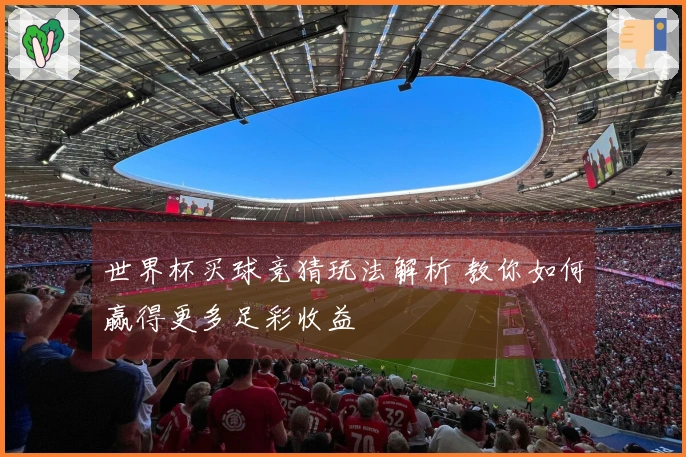 世界杯买球竞猜玩法解析 教你如何赢得更多足彩收益