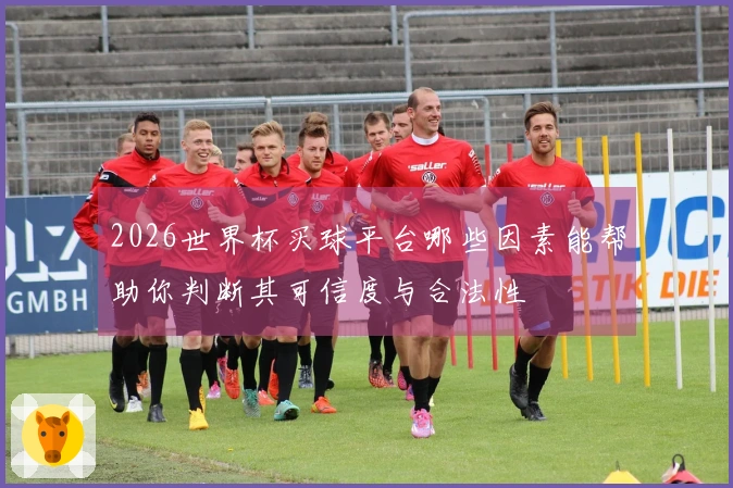 2026世界杯买球平台哪些因素能帮助你判断其可信度与合法性