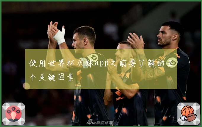 使用世界杯买球app之前要了解的五个关键因素